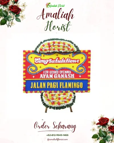 Bunga Papan Congratulation di Polengan
